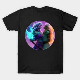 Fire and Ice Sorceresses T-Shirt